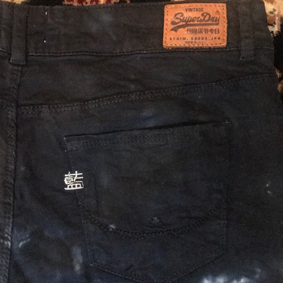 VINTAGE SUPER SKINNY DENIM CROP JEANS - Picture 7 of 8
